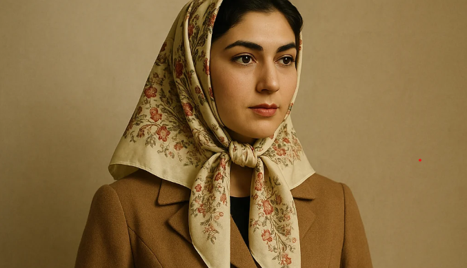 تنوع رنگ و طرح در روسریهای دهه ۴۰ و ۵۰ شمسی