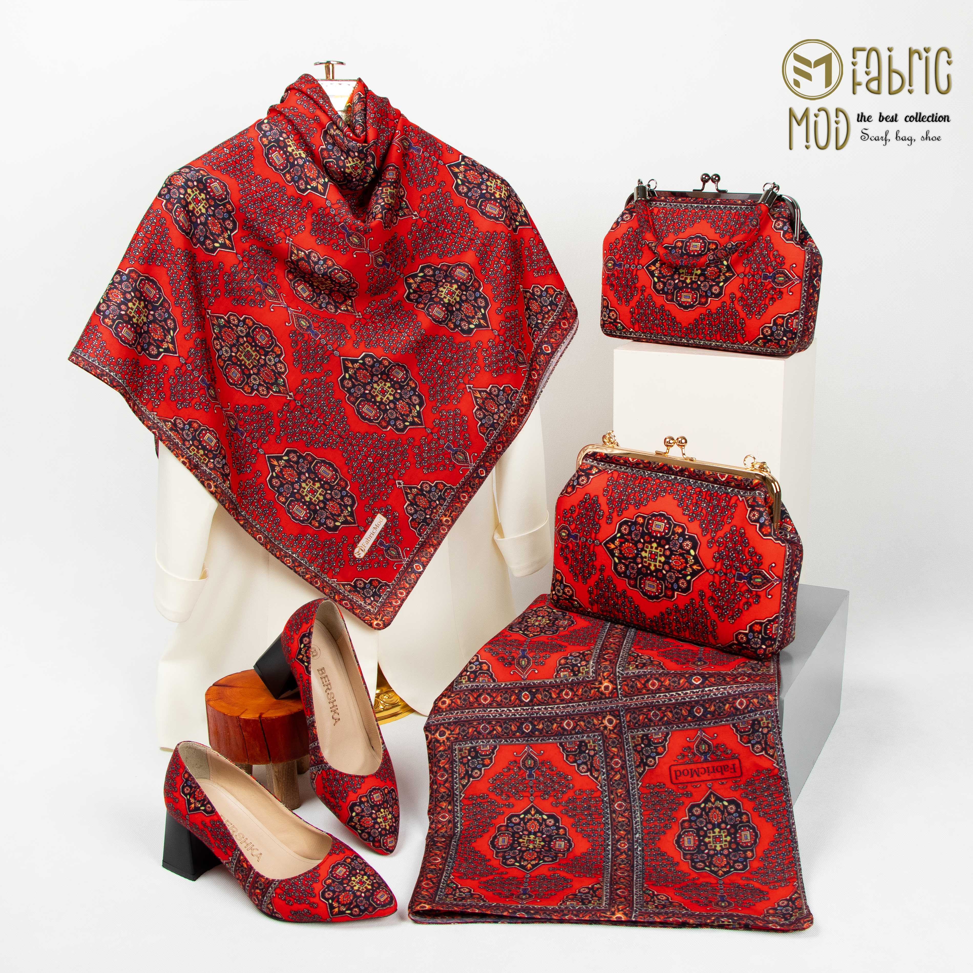 هدیه ویژه روز زن - ست کامل کیف و روسری