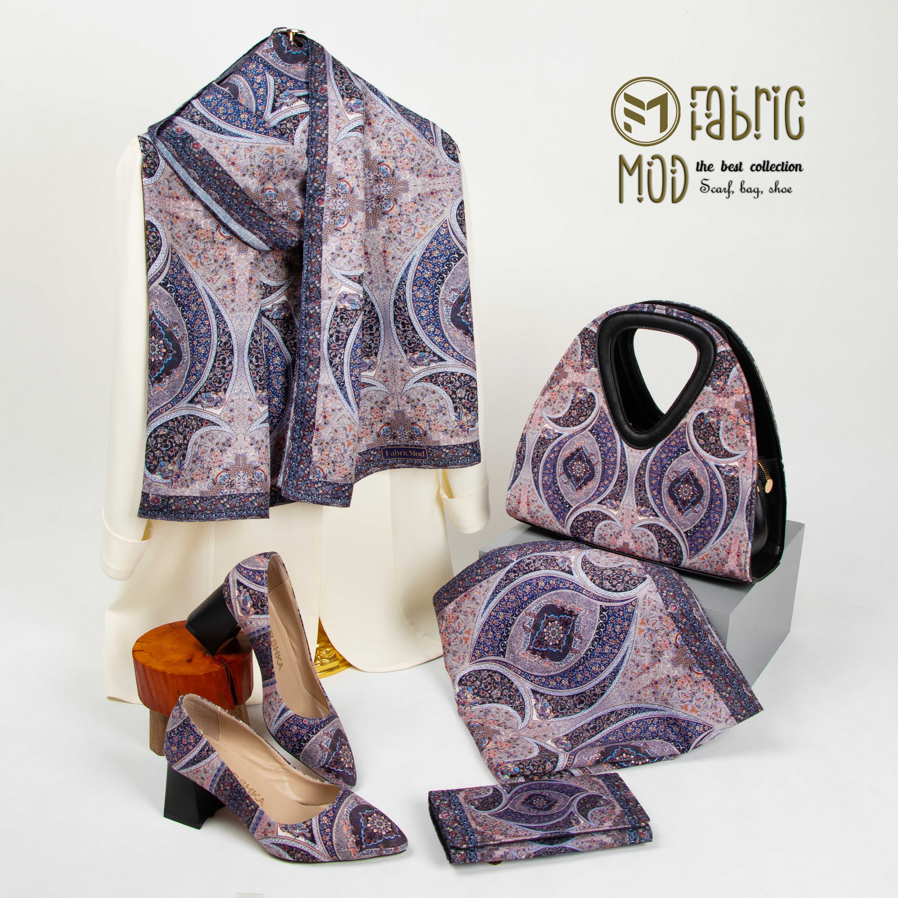 ست کیف و روسری کلاسیک کد 29